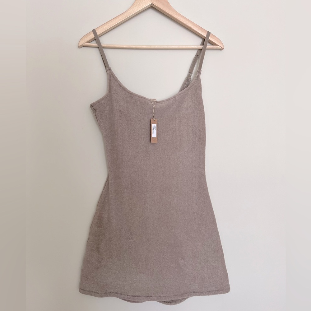 NWT SKIMS Terry Dress In Desert S